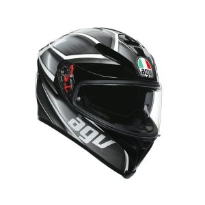 AGV K5 S MPLK TEMPEST BLACK/SILVER 