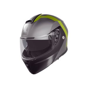 CASCO AGV STREETMODULAR AGV E2206 RESIA MATT GREY/BLACK/YEL FLUO