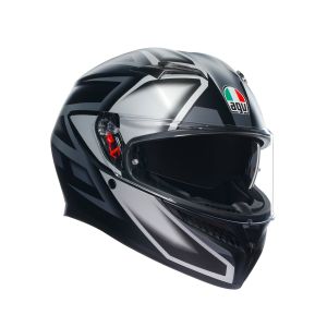 CASCO AGV K3 AGV E2206 COMPOUND MATT BLACK/GREY