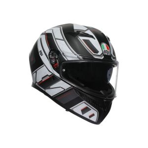 CASCO AGV K3 AGV E2206 MPLK RIVIA MATT BLACK/WHITE