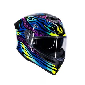 CASCO AGV K5 AGV E2206 MPLK VIVERNA BLUE/PURPLE/LIME