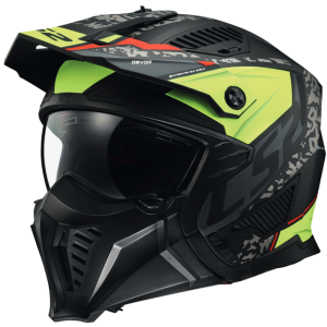 LS2 OF606 DRIFTER DEVOR M.BLACK H-V YELLOW-06