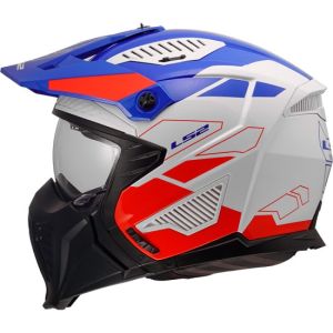 LS2 OF606 DRIFTER TREK WHITE BLUE RED-06
