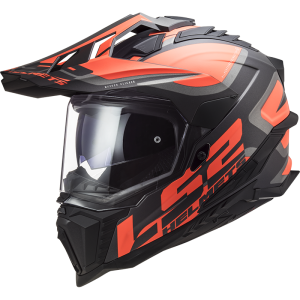 LS2 MX701 EXPLORER ALTER MATT BLACK FL.ORANGE-06 