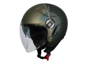 CASCO ORIGINE ALPHA UPNDOWN GREEN MATT (ECE22.06)
