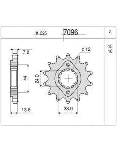 PIÑON OGNIBENE 16 D mod 7096