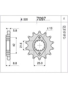 PIÑON OGNIBENE 16 D mod 7097