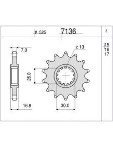 PIÑON OGNIBENE 16 D mod 7136