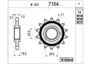 PIÑON OGNIBENE 16 D mod 7164