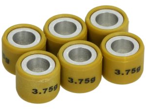 Rodillos contrapesos variador 6 unidades de 16x13 mm, 3,75 g