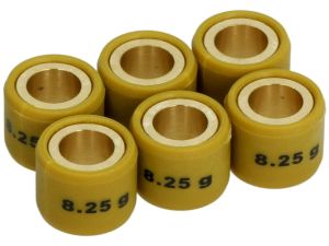 Rodillos contrapesos variador 6 unidades de 16x13 mm, 8,25 g