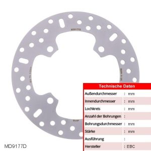 Disco freno EBC Honda PCX 125 2018