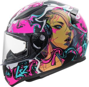 CASCO INTEGRAL LS2 FF353 RAPID II CYBERG PURPLE CYAN-06