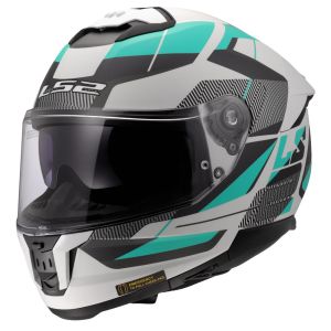 CASCO INTEGRAL LS2 FF808 STREAM II ROAD CYAN LIGHT GREY-06