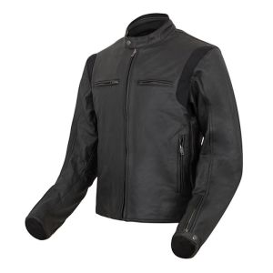 Chaqueta de moto de cuero Invictus Leonidas