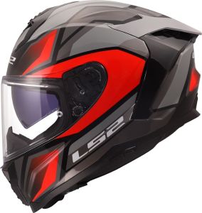 CASCO INTEGRAL LS2 FF817 CHALLENGER II VIPER GREY BLUE RED