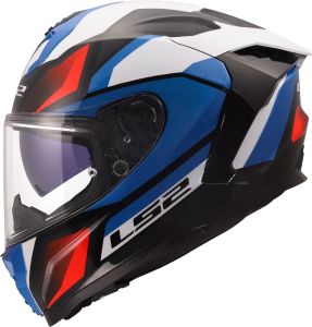 CASCO INTEGRAL LS2 FF817 CHALLENGER II VIPER WHITE BLUE RED