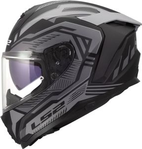 CASCO INTEGRAL LS2 FF817 CHALLENGER II DRAVIX GREY