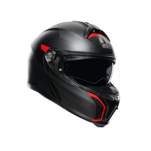 AGV TOURMODULAR AGV E2206 MULTI MPLK FREQUENCY MATT GUNMETAL/RED