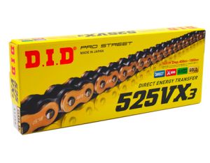 CADENA DID 525 VX3 G&B 122 PASOS 