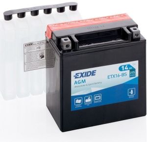 ETX16-BS Batería moto EXIDE