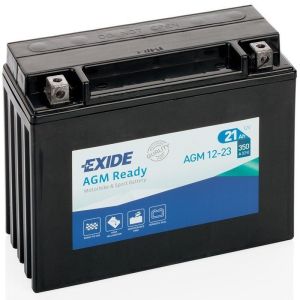 AGM12-23 Batería moto EXIDE  (incluye tornillos Harley)