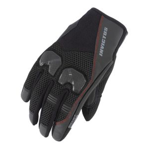 GUANTE MOTO VERANO INVICTUS FLASH AIR NEGRO/ROJO