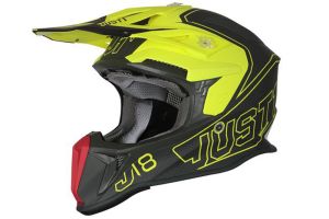 JUST1 J18 VERTIGO RED GREY FLUO YELLOW