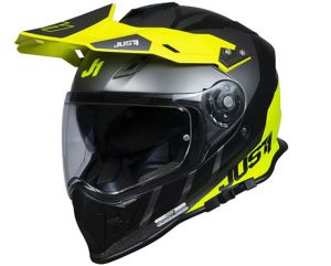 CASCO JUST1 J34 PRO OUTERSPACE BLACK - TITANIUM - YELLOW FLUO