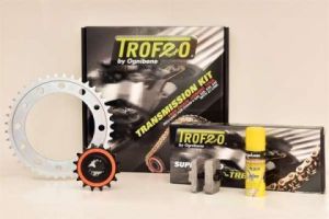 Kit cadena Trofeo Yamaha FZ1-N, Fazer - ABS - NA ( conv. # 525 ) ( Ratio - 2 ) 1000cc 06-11(17-47-124)