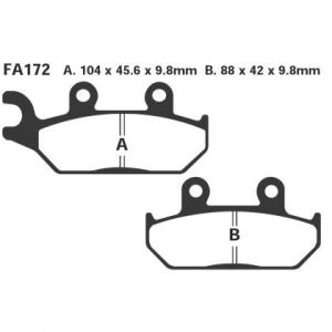 Pastillas de freno EBC FA172R
