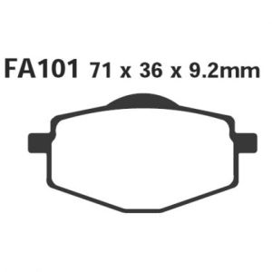 Pastillas de freno EBC SFA101HH