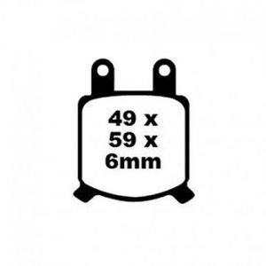 Pastillas de freno EBC FA076HH