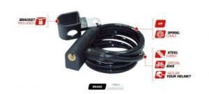 Cable espiral + abracedera