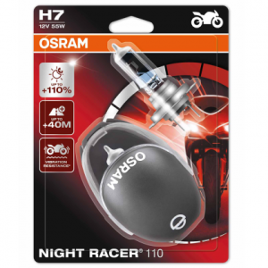 2 UNIDADES Osram H7 12V, 55W 110 mas luz y 20 mas blanca casquillo PX26d