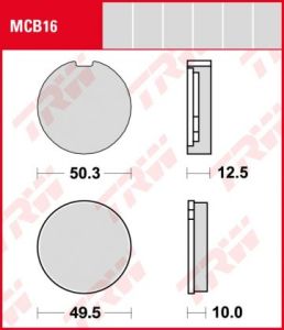 Pastillas De Freno Trw Suzuki Gt 73- Kawaz 900