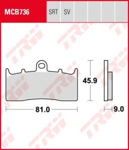Pastillas De Freno Trw Bmw R 1200/1300R/Rt Ant.