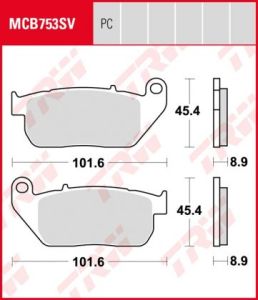 Pastillas De Freno Trw Sinter H.D.883 04- Ant
