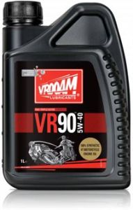 Bote 1 litro  VR-90 Series Aceite Motor 4T - 100% Sintético. Tecnología PAO-Ester 5W40