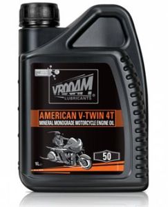 Bote de 4 litros Aceite mineral  Vrooam American V-Twin 20W50 4 Litros